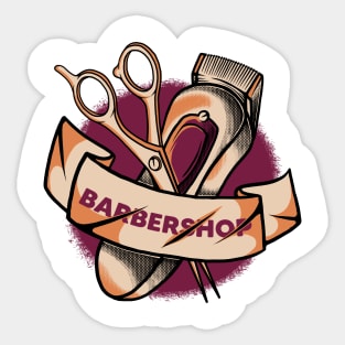 BARBERSHOP Sticker